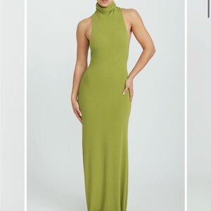 Riot Swim Green Halter Gown for Weddings